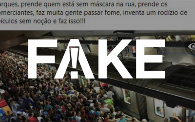 15.05.2020 – Notícias classificadas como Fake News