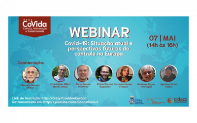 Rede COVIDA promove debate internacional sobre afrouxamento do distanciamento social