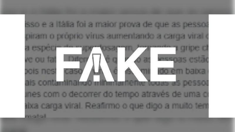16.07.2020 – Notícias classificadas como Fake News