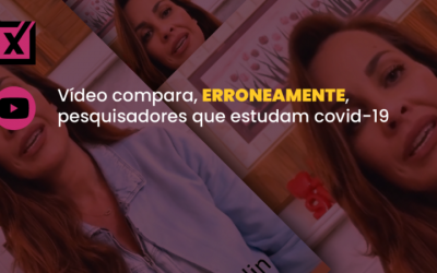 Vídeo compara, erroneamente, pesquisadores que estudam covid-19
