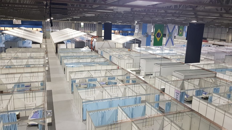 Crivella anuncia que vai fechar 200 leitos de enfermaria do Hospital de Campanha do Riocentro