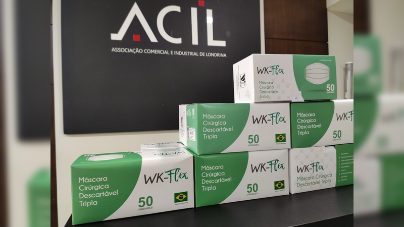 ACIL doa 12 mil máscaras para hospitais de Londrina