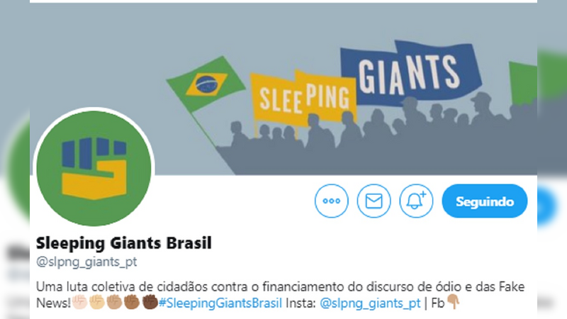 Sites de fake news tentam intimidar criadores do Sleeping Giants e juíza apoia.