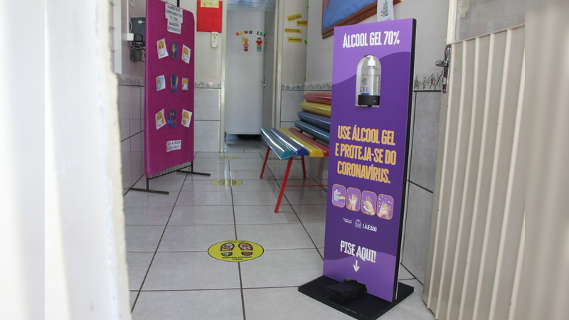 Comunidade escolar se prepara para o retorno das aulas nas escolas municipais na quinta-feira 01/10