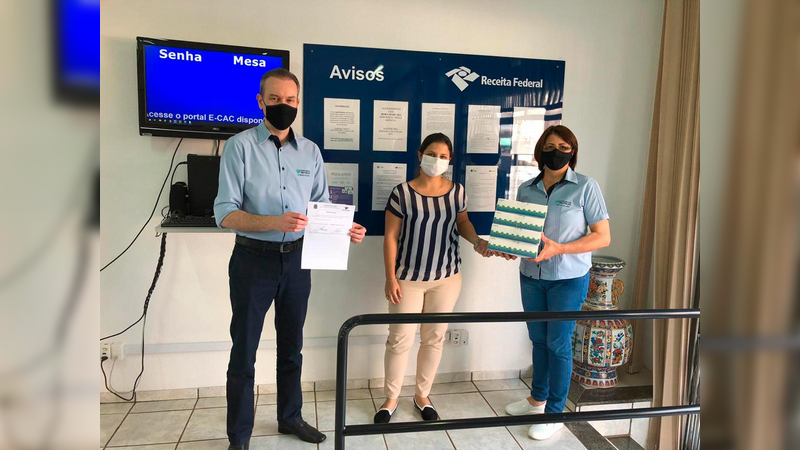 HRSP recebe doação de kits de testes da Covid-19 da Receita Federal