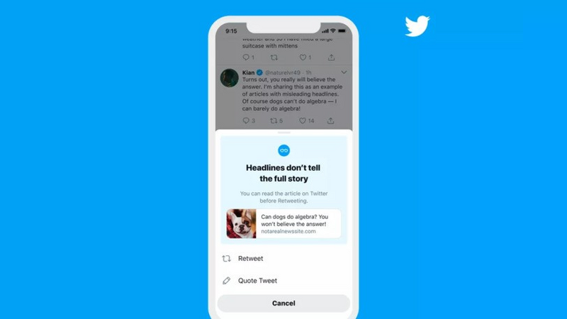 Twiter lança nova ferramenta para evitar que “espalhes” Fake News