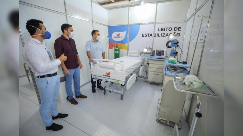 Hospital de campanha de Maceió é desativado nesta segunda-feira