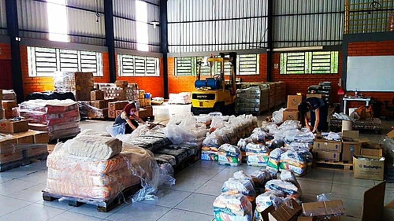 Ação de solidariedade promove doação de alimentos para indígenas da Reserva Ligeiro