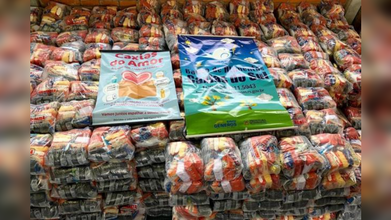 Doações de alimentos para campanha de enfrentamento à pandemia caem 66% em Caxias