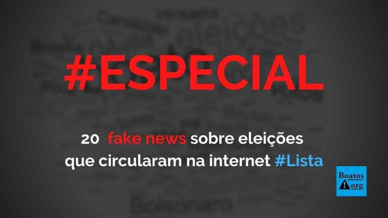 20 fake news sobre as eleições de 2020 que viralizaram na web